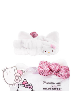 The Creme Shop X Hello Kitty - Plush Glitter Pink Striped Headband