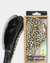 CELAVI DETANGLING HAIR BRUSH - LEOPARD