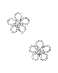 Daisy Rhinestone Stud Earring
